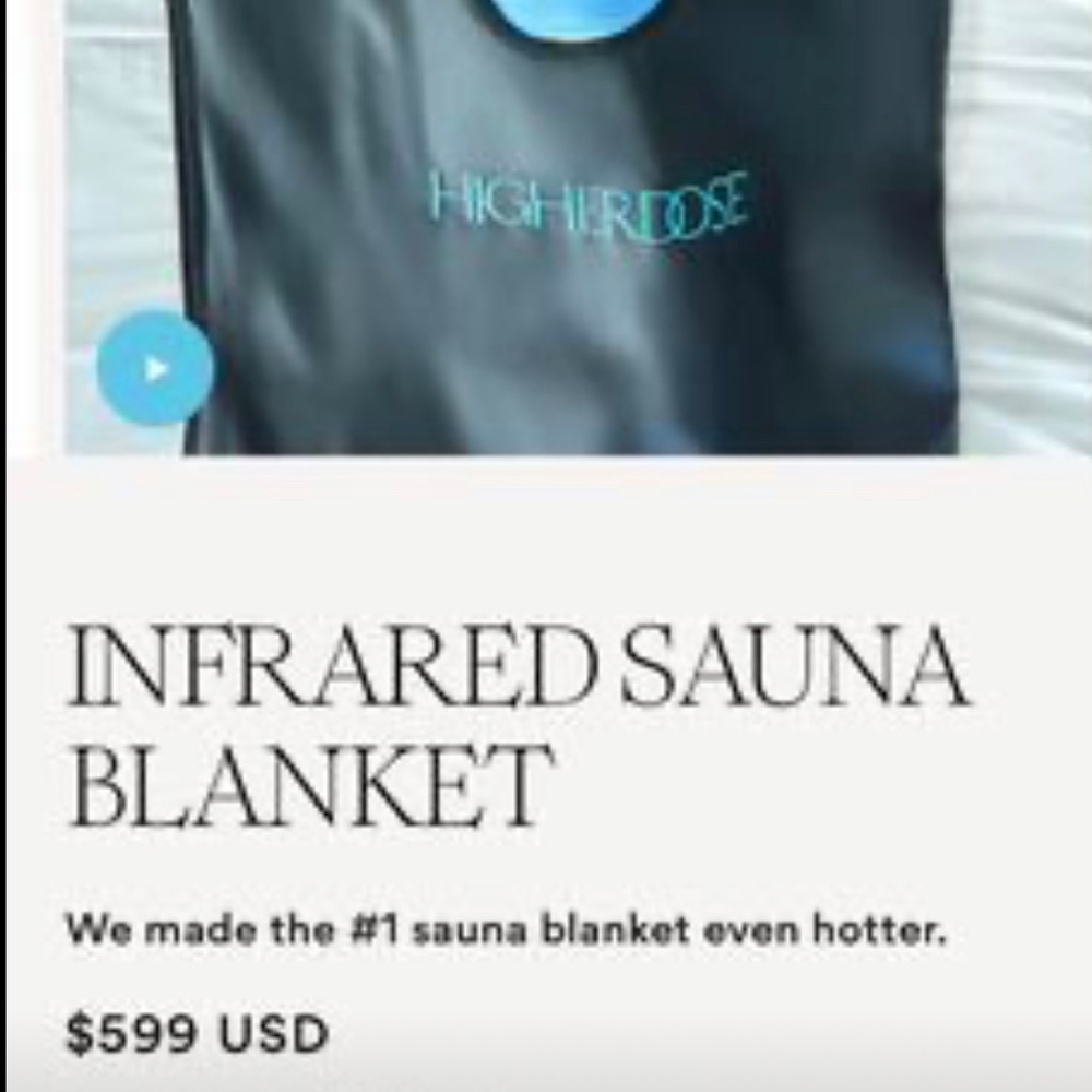 Higher Dose Infrared Sauna Blanket